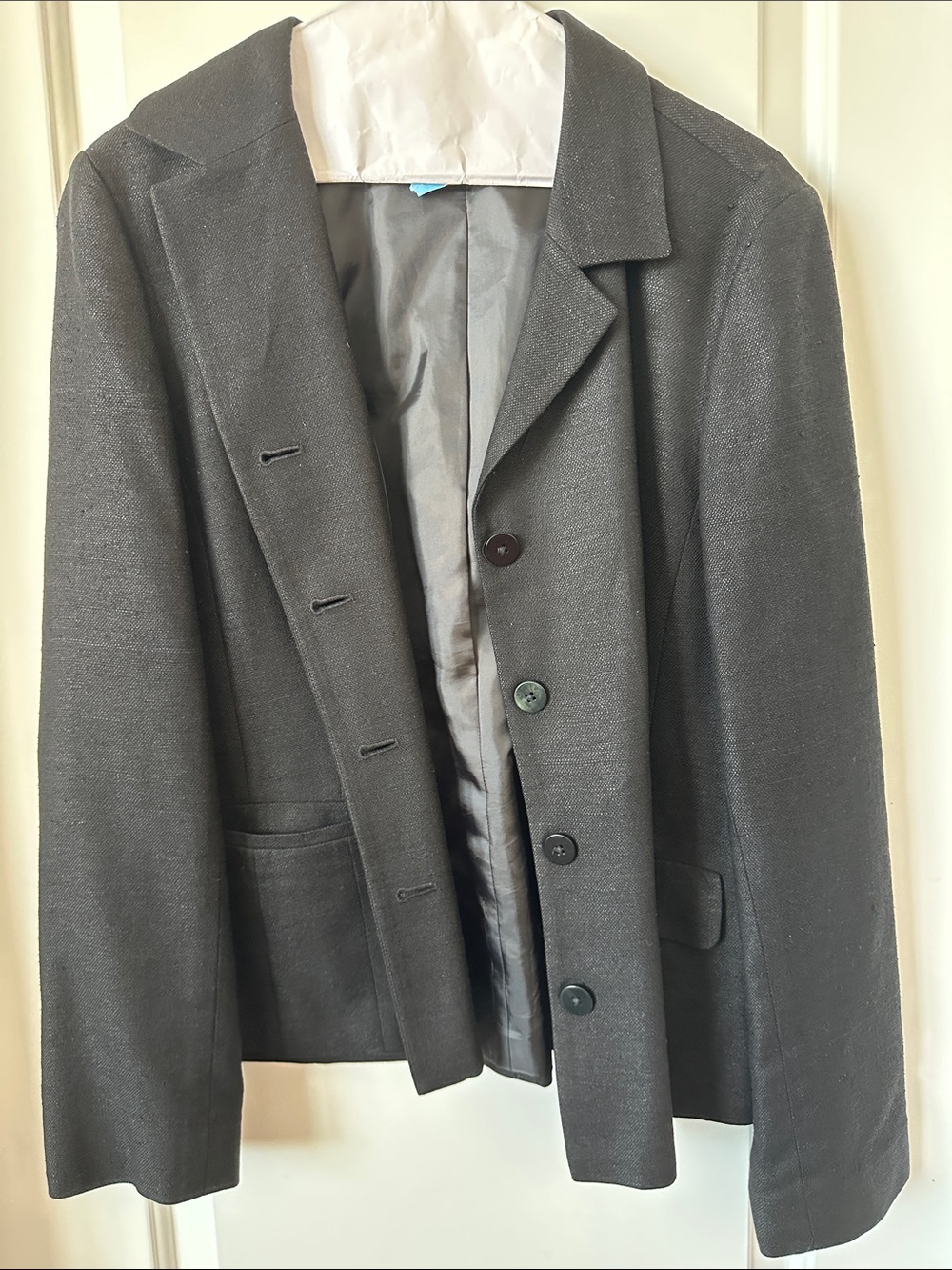 Nordstrom Black Men's Blazer with Notch Lapel